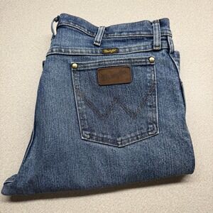 Wrangler Men 47 Advanced Comfort Regular Jeans Prewashed Pants 36x32